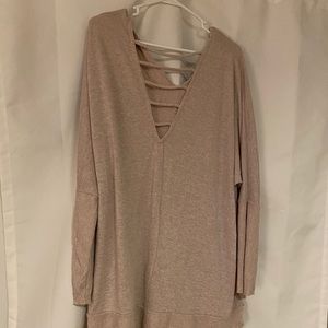 PLUS Size Boutique Sweater Blush Pink 0X
